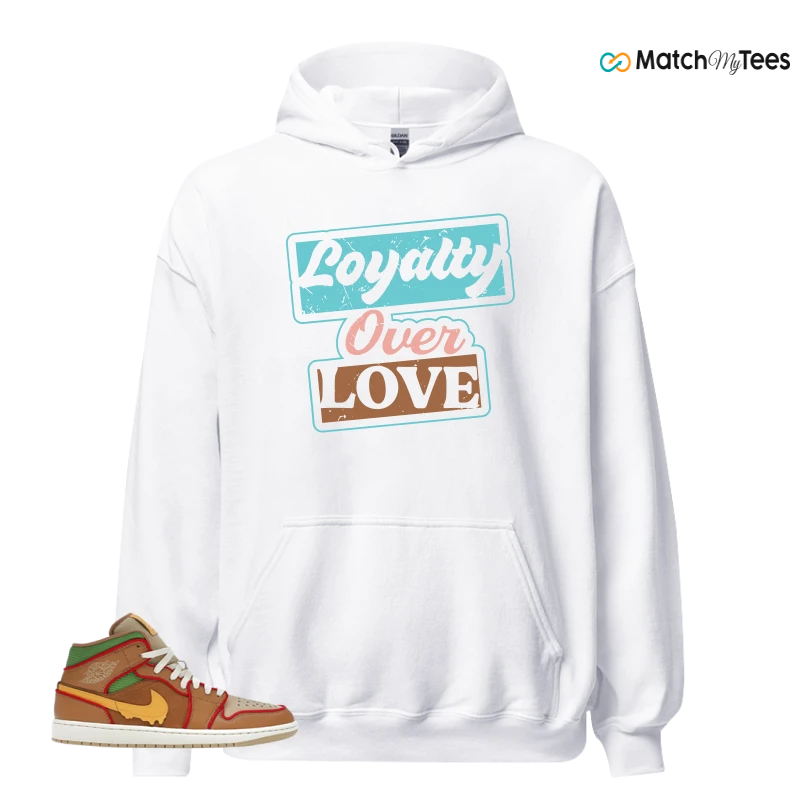 NIKE AIR JORDAN 1 MID SE CHEESEBURGER SNEAKER Matching Tees hoodie