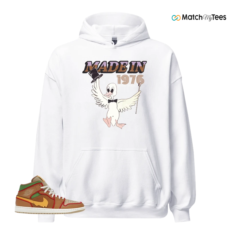 NIKE AIR JORDAN 1 MID SE CHEESEBURGER SNEAKER Matching Tees hoodie