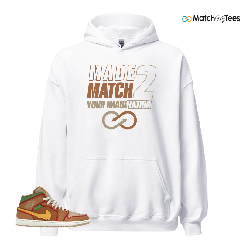 NIKE AIR JORDAN 1 MID SE CHEESEBURGER SNEAKER Matching Tees hoodie