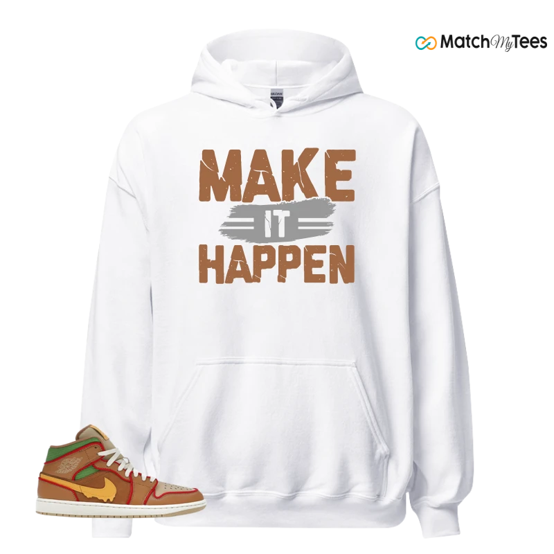 NIKE AIR JORDAN 1 MID SE CHEESEBURGER SNEAKER Matching Tees hoodie