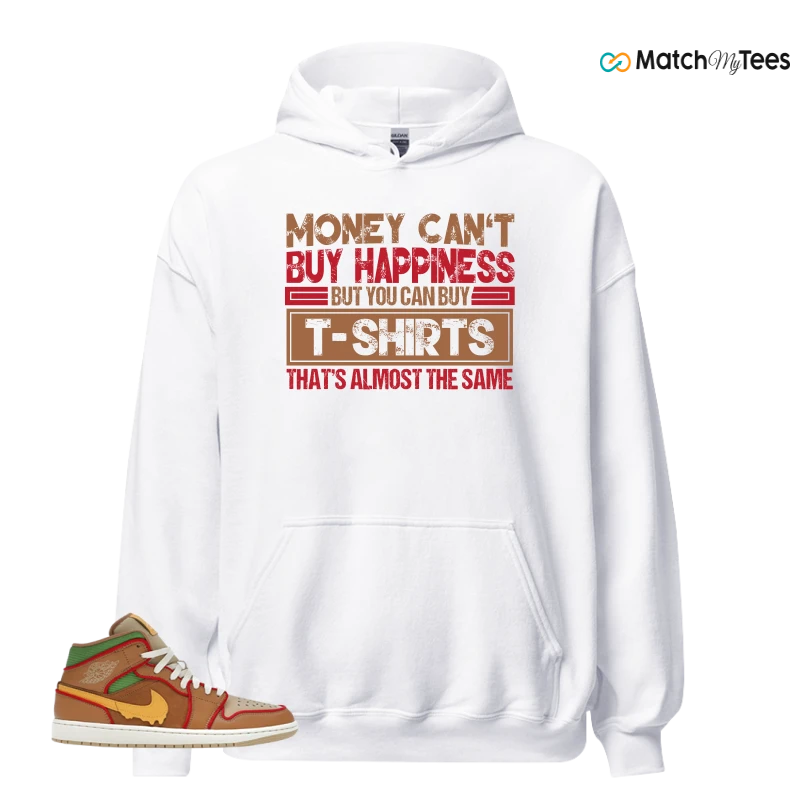 NIKE AIR JORDAN 1 MID SE CHEESEBURGER SNEAKER Matching Tees hoodie