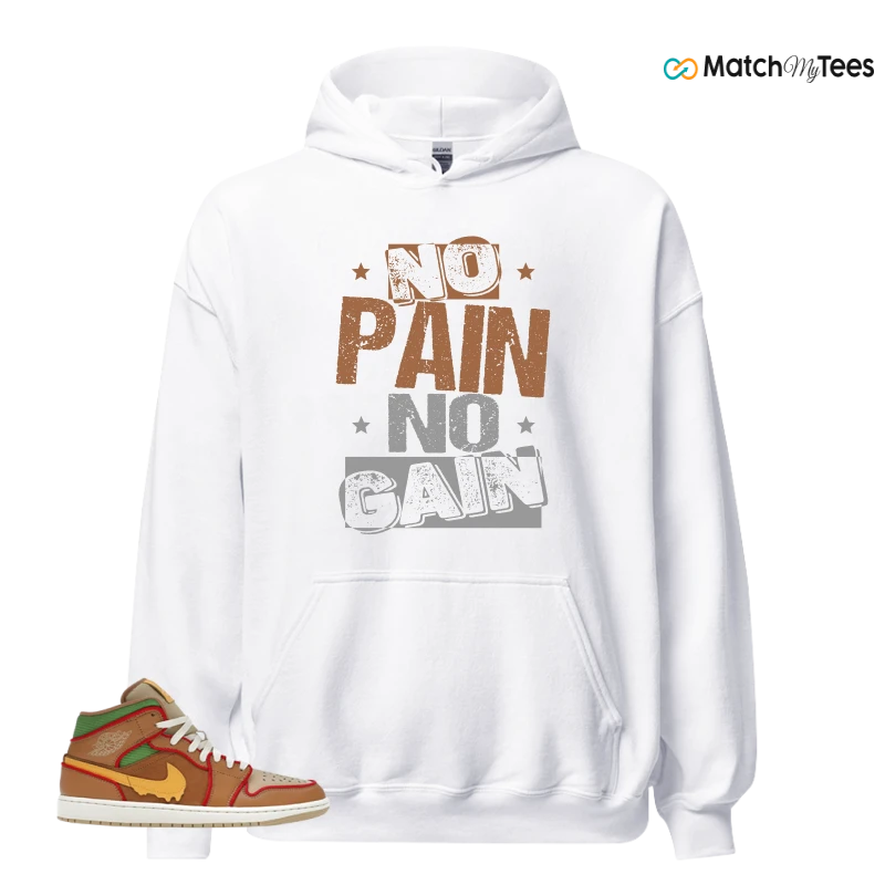 NIKE AIR JORDAN 1 MID SE CHEESEBURGER SNEAKER Matching Tees hoodie