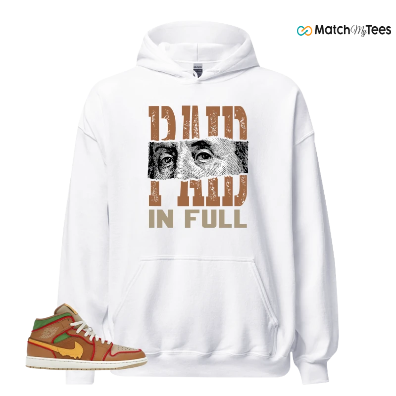 NIKE AIR JORDAN 1 MID SE CHEESEBURGER SNEAKER Matching Tees hoodie