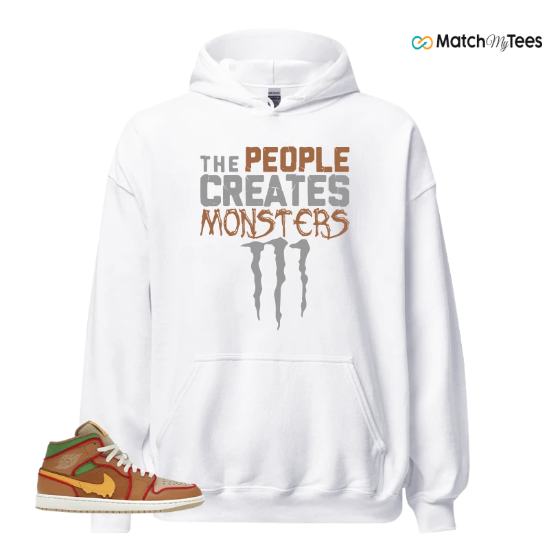 NIKE AIR JORDAN 1 MID SE CHEESEBURGER SNEAKER Matching Tees hoodie