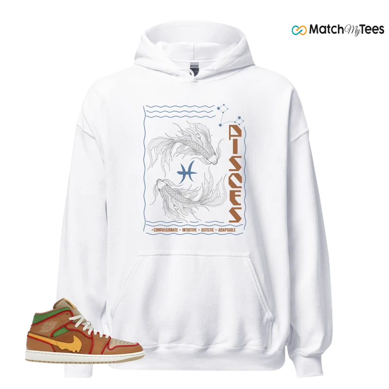 NIKE AIR JORDAN 1 MID SE CHEESEBURGER SNEAKER Matching Tees hoodie