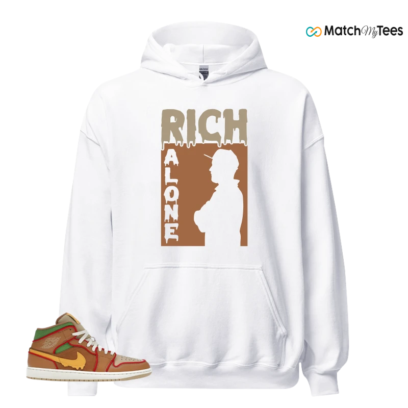 NIKE AIR JORDAN 1 MID SE CHEESEBURGER SNEAKER Matching Tees hoodie