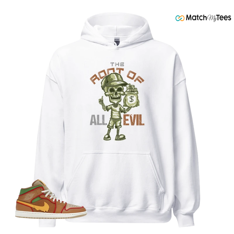 NIKE AIR JORDAN 1 MID SE CHEESEBURGER SNEAKER Matching Tees hoodie