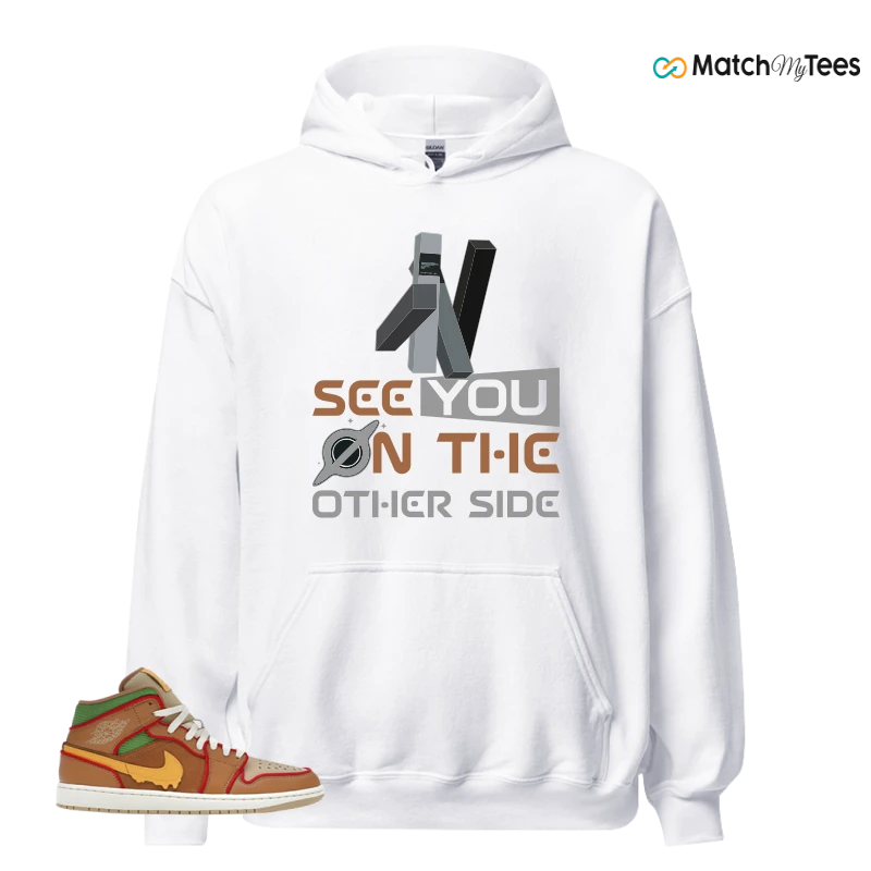 NIKE AIR JORDAN 1 MID SE CHEESEBURGER SNEAKER Matching Tees hoodie