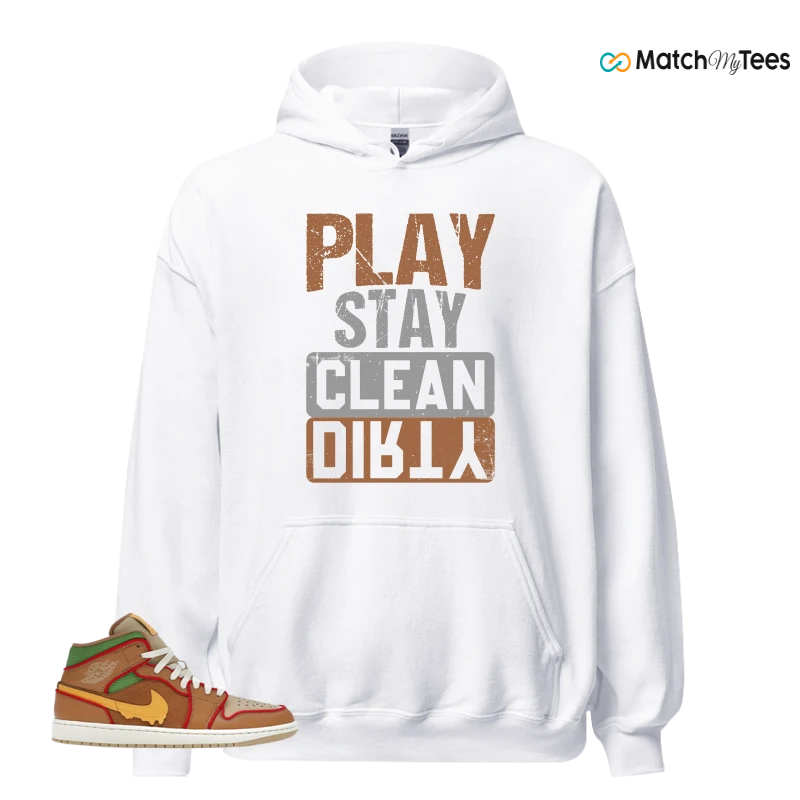 NIKE AIR JORDAN 1 MID SE CHEESEBURGER SNEAKER Matching Tees hoodie