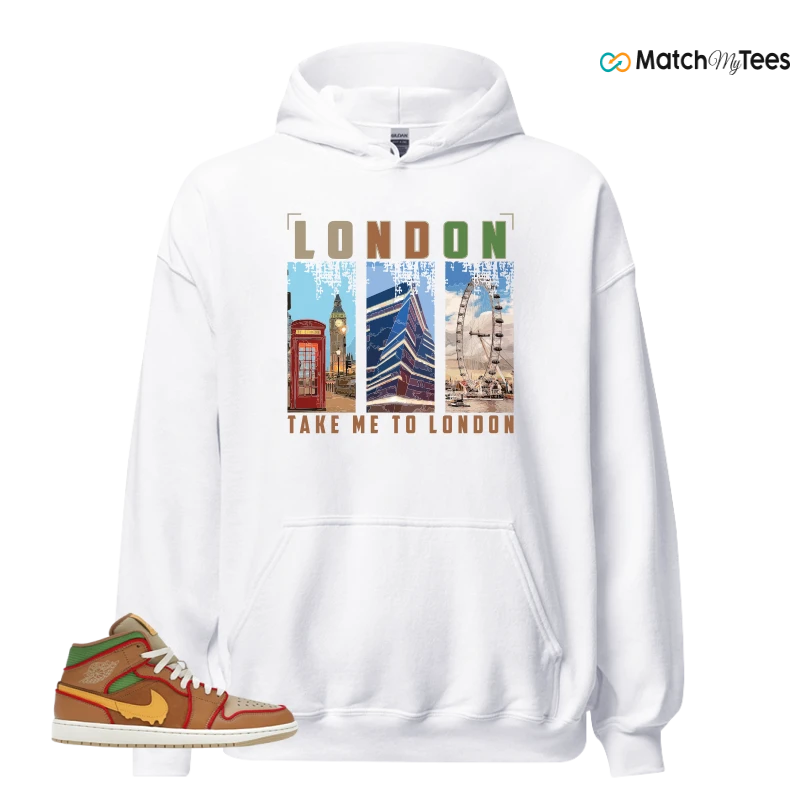 NIKE AIR JORDAN 1 MID SE CHEESEBURGER SNEAKER Matching Tees hoodie