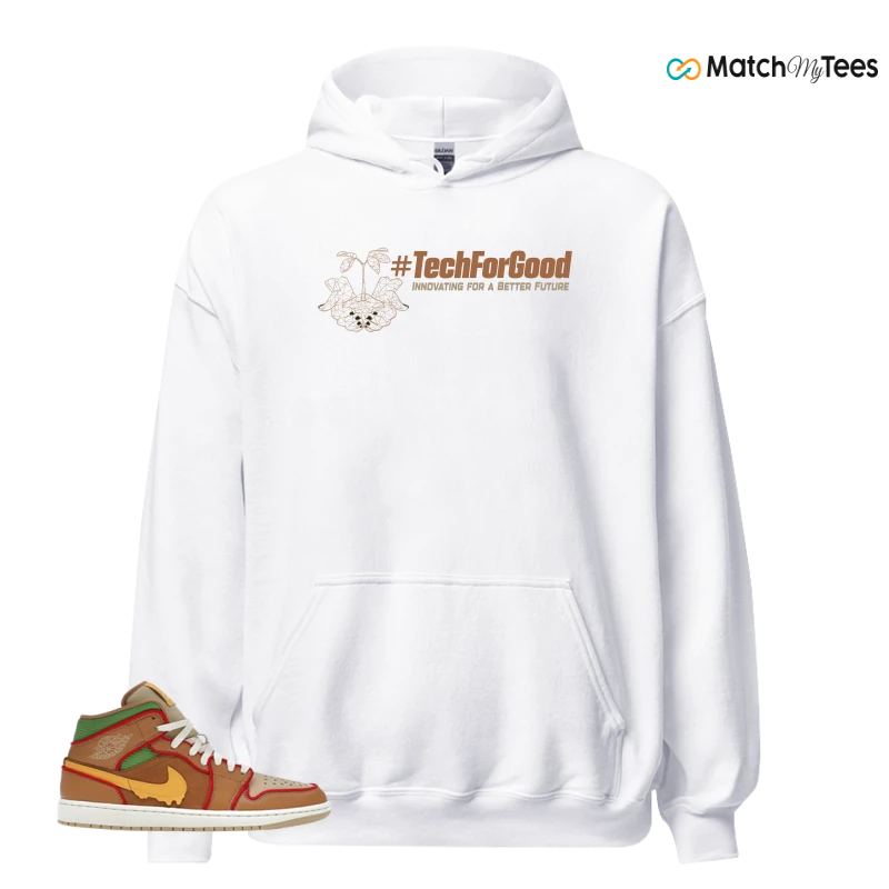 NIKE AIR JORDAN 1 MID SE CHEESEBURGER SNEAKER Matching Tees hoodie