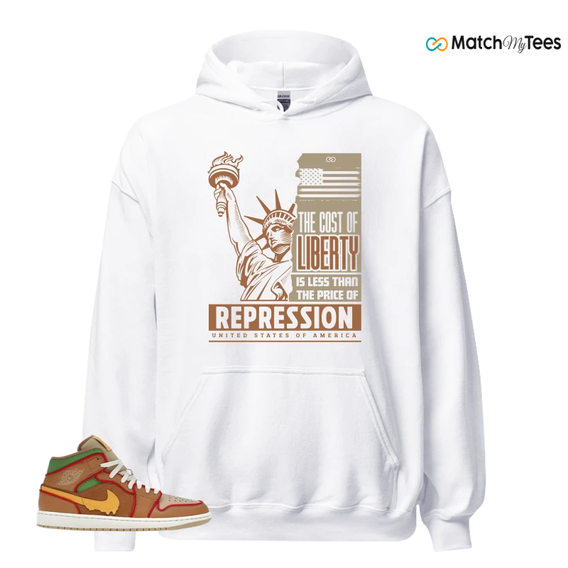 NIKE AIR JORDAN 1 MID SE CHEESEBURGER SNEAKER Matching Tees hoodie