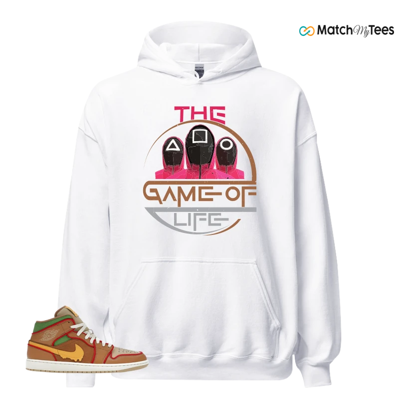 NIKE AIR JORDAN 1 MID SE CHEESEBURGER SNEAKER Matching Tees hoodie