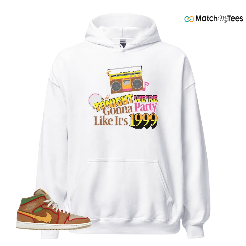 NIKE AIR JORDAN 1 MID SE CHEESEBURGER SNEAKER Matching Tees hoodie