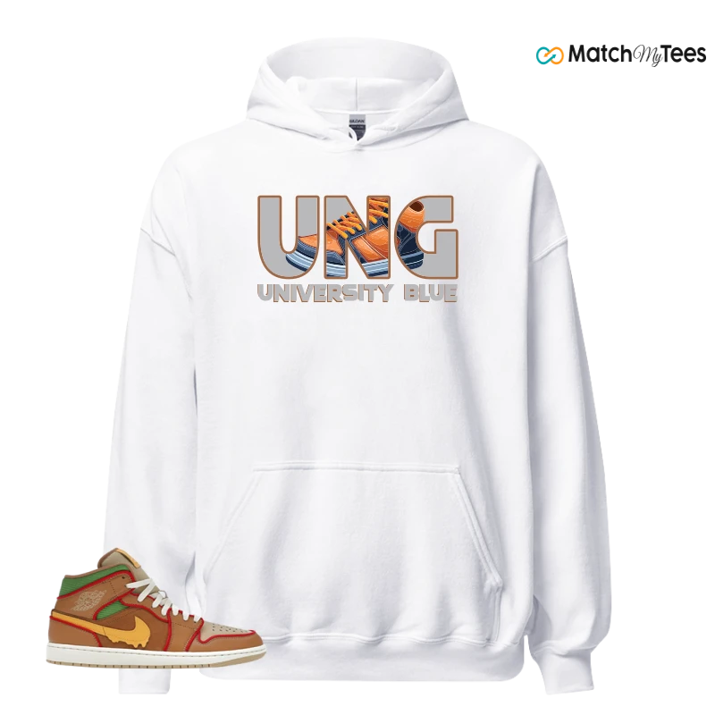 NIKE AIR JORDAN 1 MID SE CHEESEBURGER SNEAKER Matching Tees hoodie