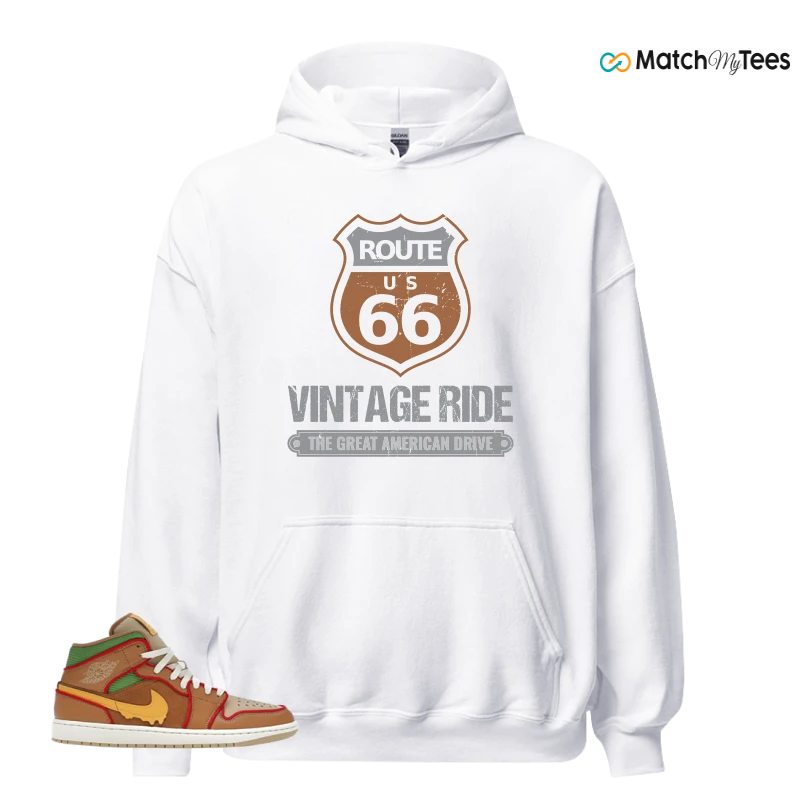 NIKE AIR JORDAN 1 MID SE CHEESEBURGER SNEAKER Matching Tees hoodie