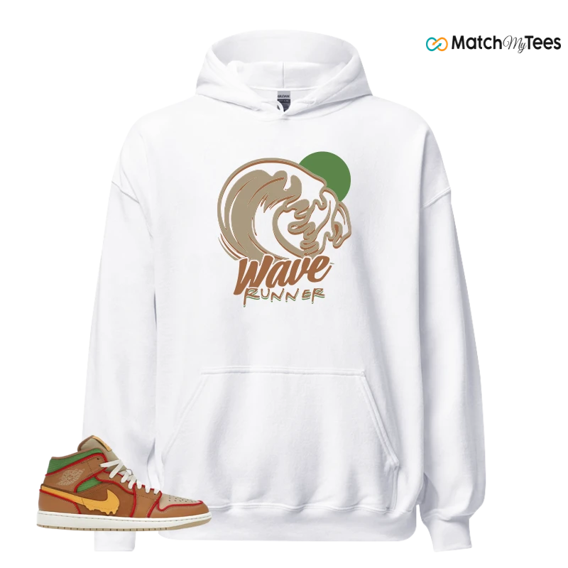 NIKE AIR JORDAN 1 MID SE CHEESEBURGER SNEAKER Matching Tees hoodie