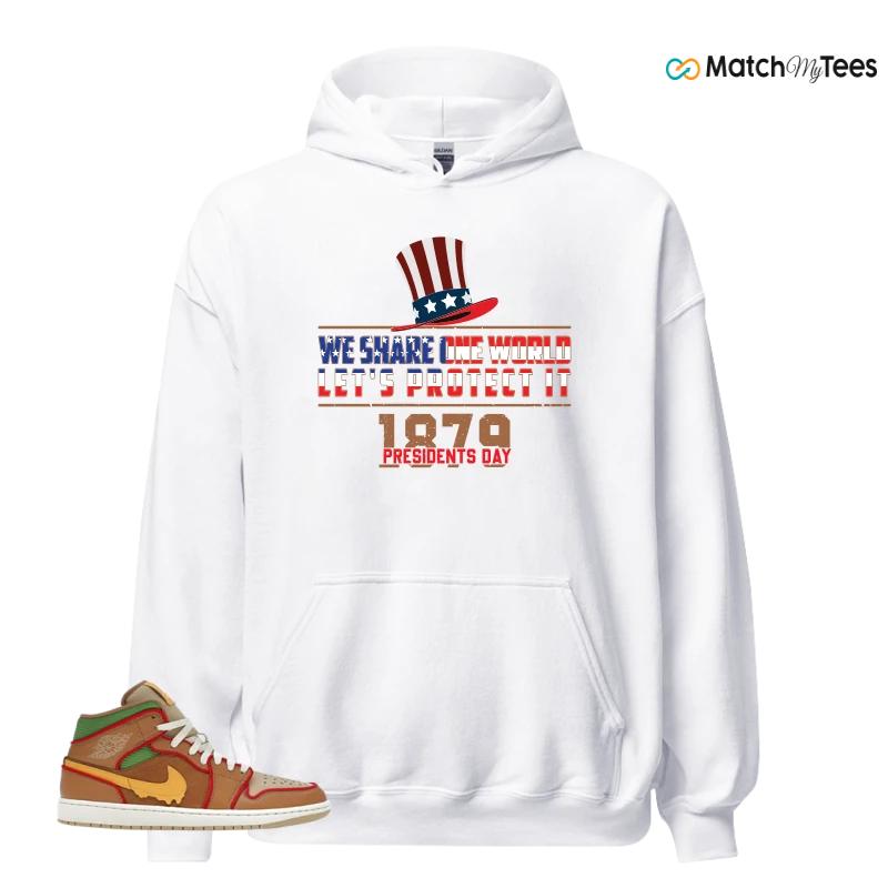 NIKE AIR JORDAN 1 MID SE CHEESEBURGER SNEAKER Matching Tees hoodie