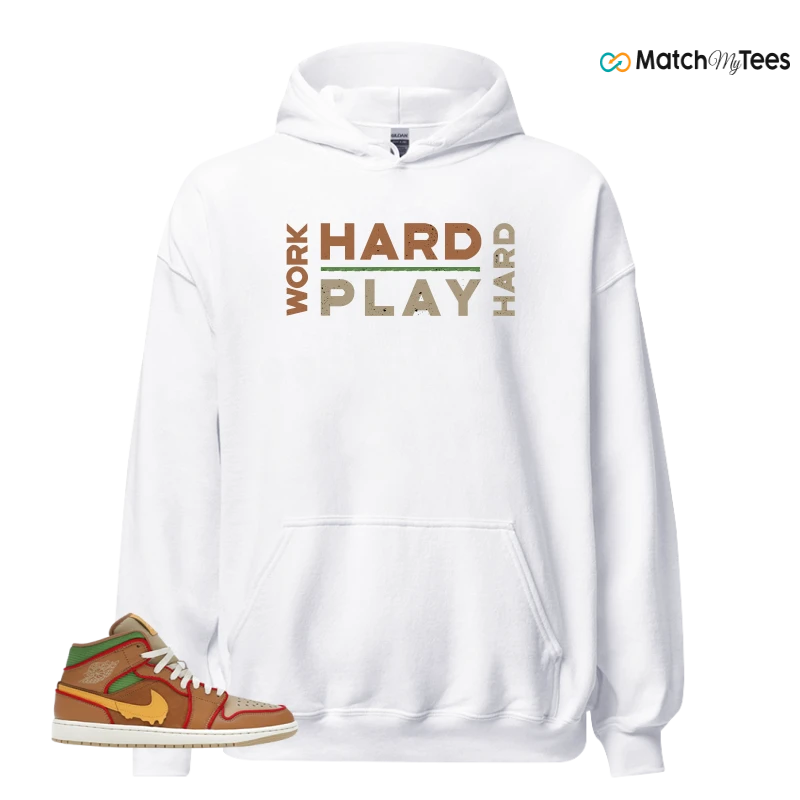NIKE AIR JORDAN 1 MID SE CHEESEBURGER SNEAKER Matching Tees hoodie