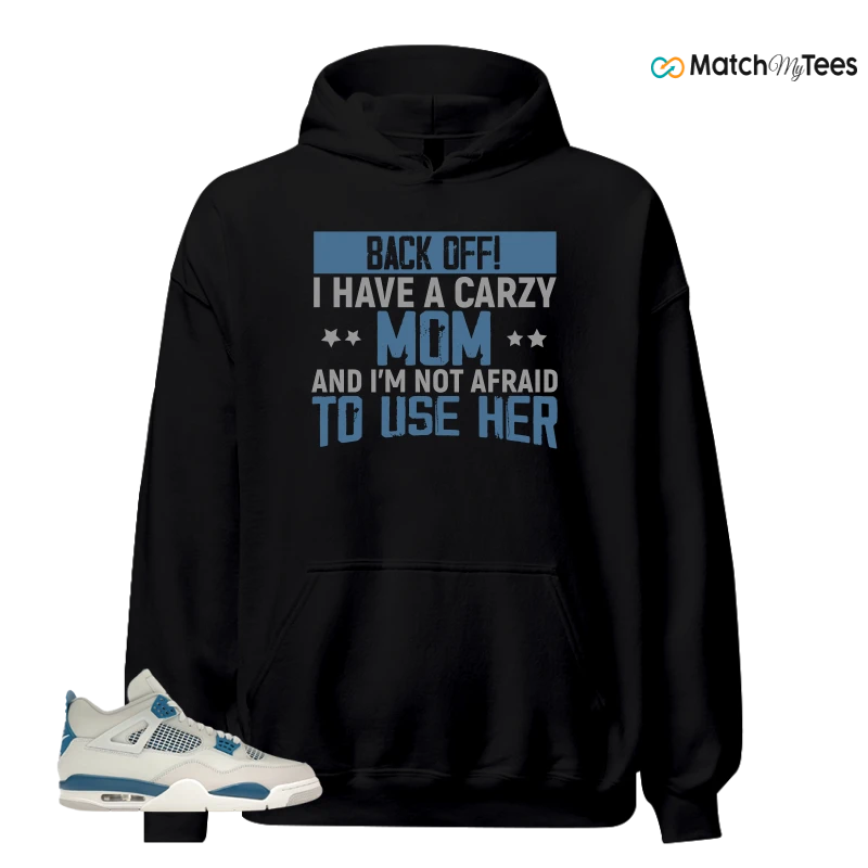 NIKE AIR JORDAN 4 MILITARY BLUE SNEAKER Matching Tees hoodie