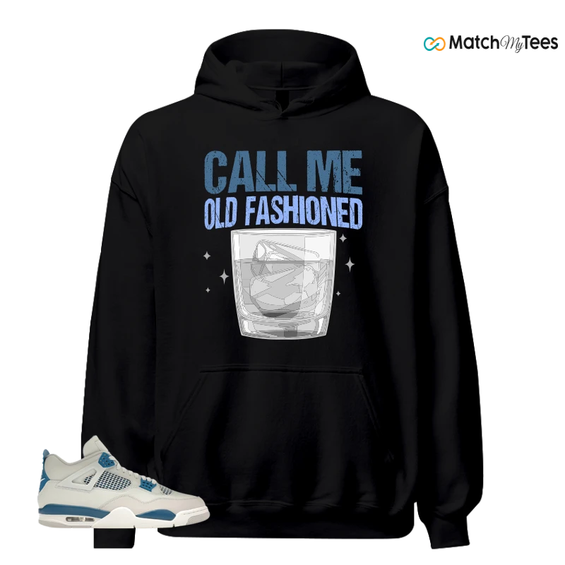 NIKE AIR JORDAN 4 MILITARY BLUE SNEAKER Matching Tees hoodie