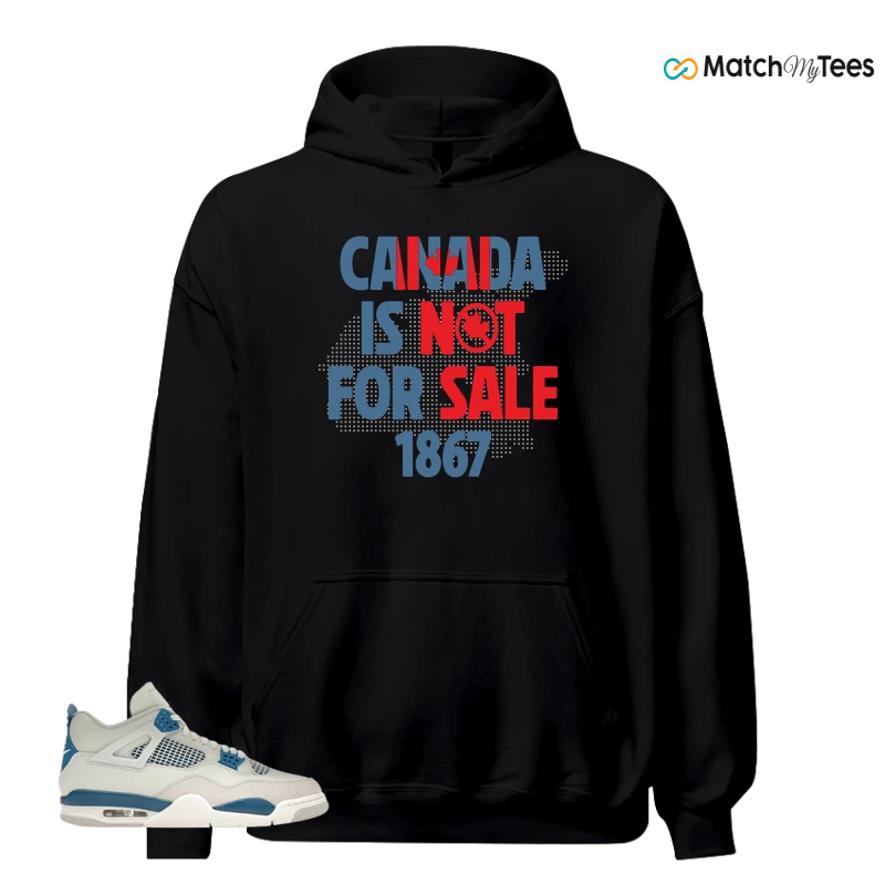 NIKE AIR JORDAN 4 MILITARY BLUE SNEAKER Matching Tees hoodie