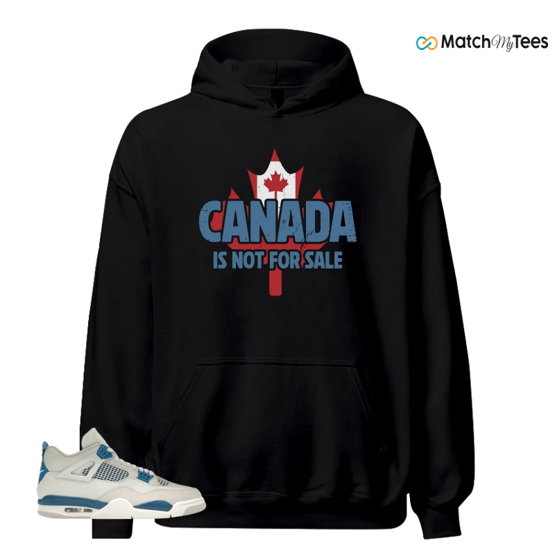 NIKE AIR JORDAN 4 MILITARY BLUE SNEAKER Matching Tees hoodie