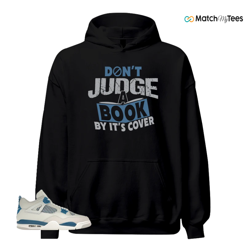 NIKE AIR JORDAN 4 MILITARY BLUE SNEAKER Matching Tees hoodie