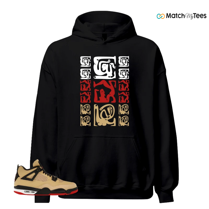 NIKE AIR JORDAN 4 RETRO GS PIZZA SNEAKER Matching Tees hoodie