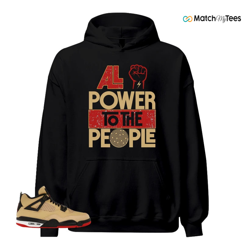NIKE AIR JORDAN 4 RETRO GS PIZZA SNEAKER Matching Tees hoodie