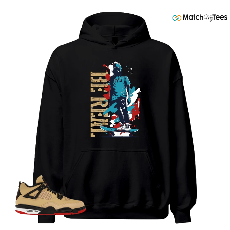 NIKE AIR JORDAN 4 RETRO GS PIZZA SNEAKER Matching Tees hoodie