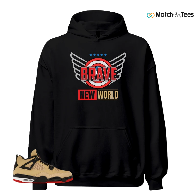 NIKE AIR JORDAN 4 RETRO GS PIZZA SNEAKER Matching Tees hoodie