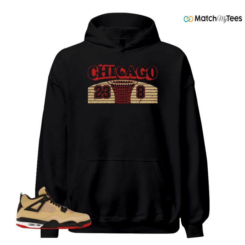 NIKE AIR JORDAN 4 RETRO GS PIZZA SNEAKER Matching Tees hoodie