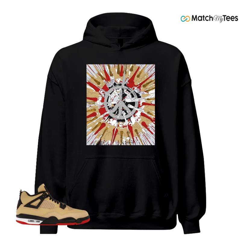 NIKE AIR JORDAN 4 RETRO GS PIZZA SNEAKER Matching Tees hoodie