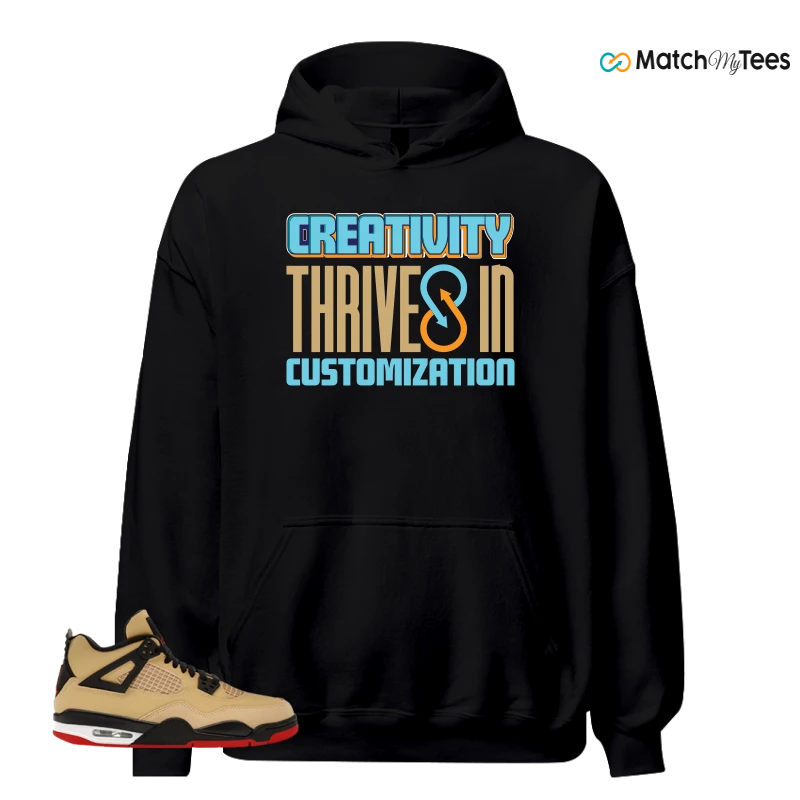 NIKE AIR JORDAN 4 RETRO GS PIZZA SNEAKER Matching Tees hoodie