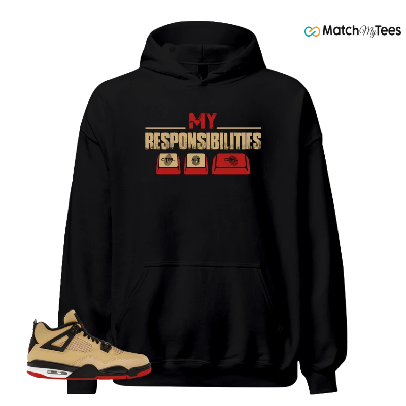 NIKE AIR JORDAN 4 RETRO GS PIZZA SNEAKER Matching Tees hoodie