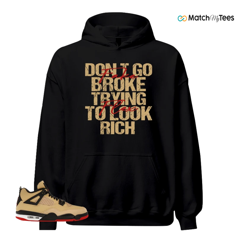 NIKE AIR JORDAN 4 RETRO GS PIZZA SNEAKER Matching Tees hoodie