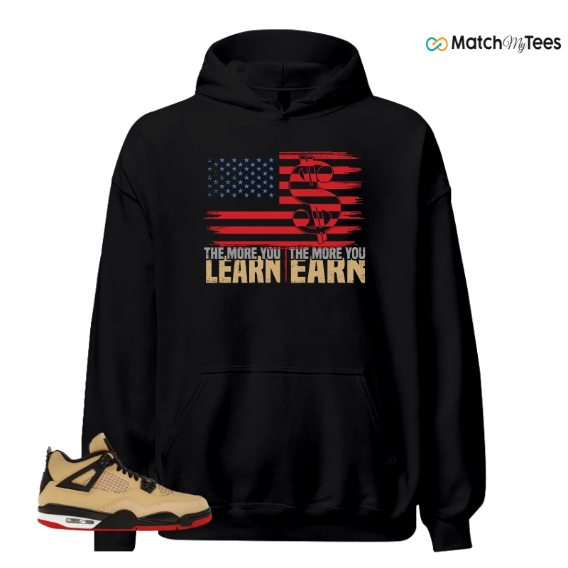 NIKE AIR JORDAN 4 RETRO GS PIZZA SNEAKER Matching Tees hoodie