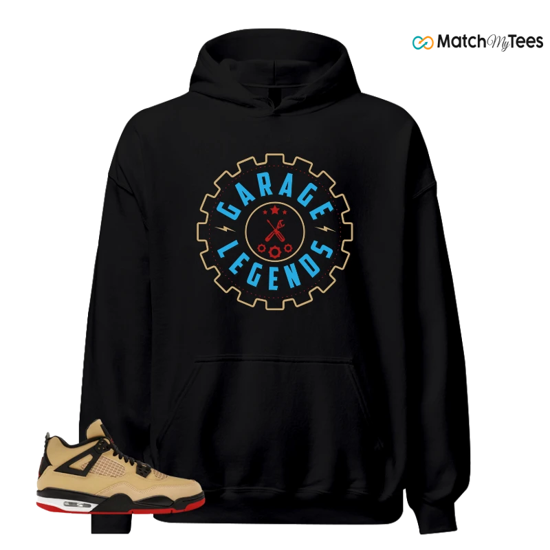 NIKE AIR JORDAN 4 RETRO GS PIZZA SNEAKER Matching Tees hoodie