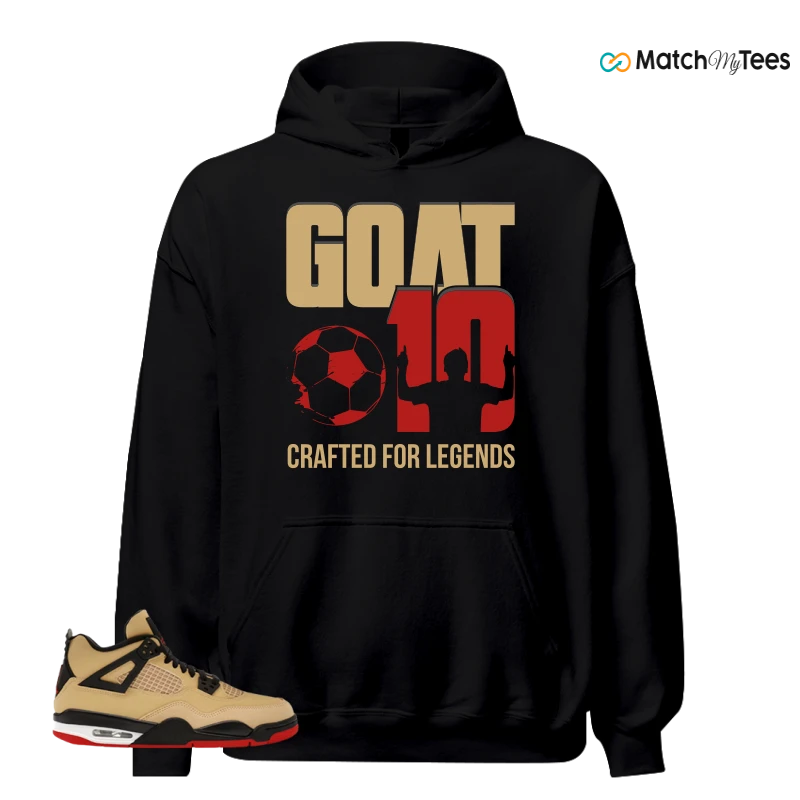 NIKE AIR JORDAN 4 RETRO GS PIZZA SNEAKER/FIRE RED/SESAME/WHITE/STARFISH matching Hoodie