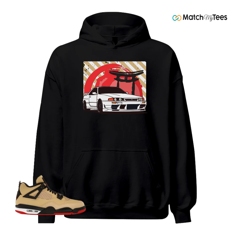 NIKE AIR JORDAN 4 RETRO GS PIZZA SNEAKER Matching Tees hoodie