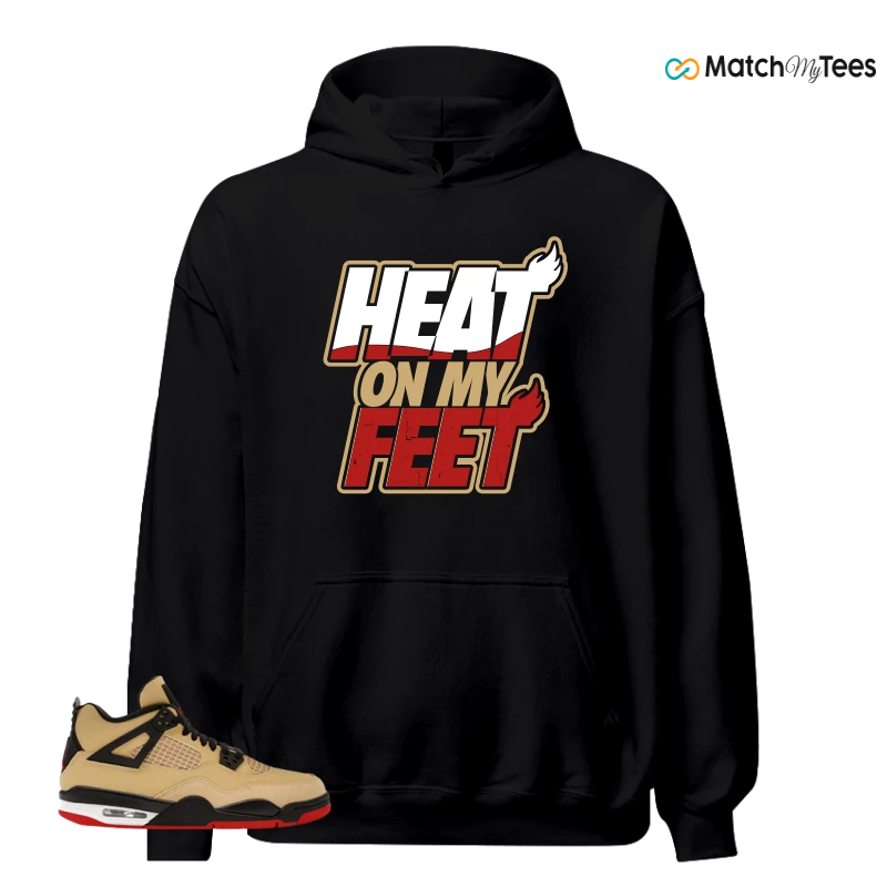 NIKE AIR JORDAN 4 RETRO GS PIZZA SNEAKER Matching Tees hoodie