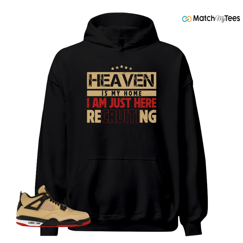 NIKE AIR JORDAN 4 RETRO GS PIZZA SNEAKER Matching Tees hoodie