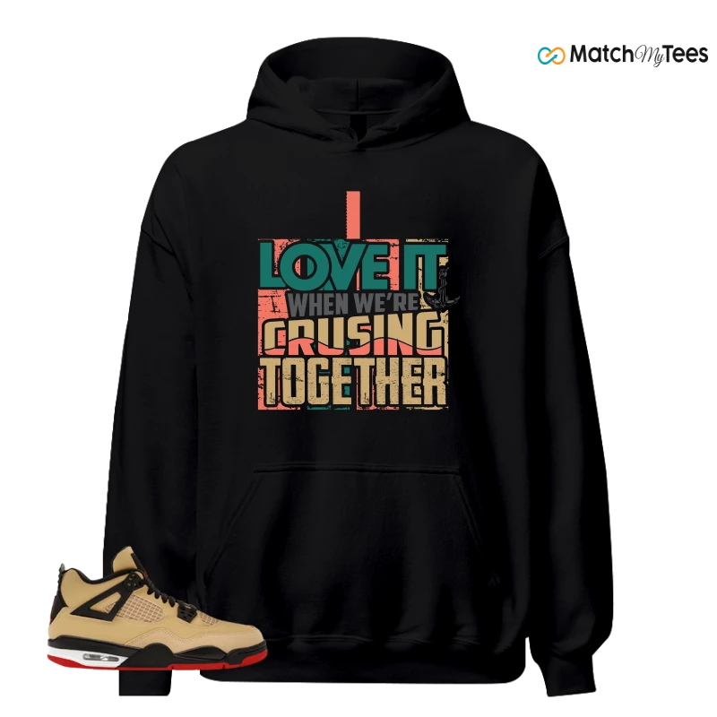 NIKE AIR JORDAN 4 RETRO GS PIZZA SNEAKER Matching Tees hoodie