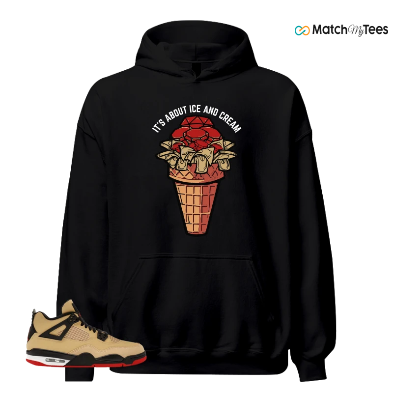NIKE AIR JORDAN 4 RETRO GS PIZZA SNEAKER Matching Tees hoodie