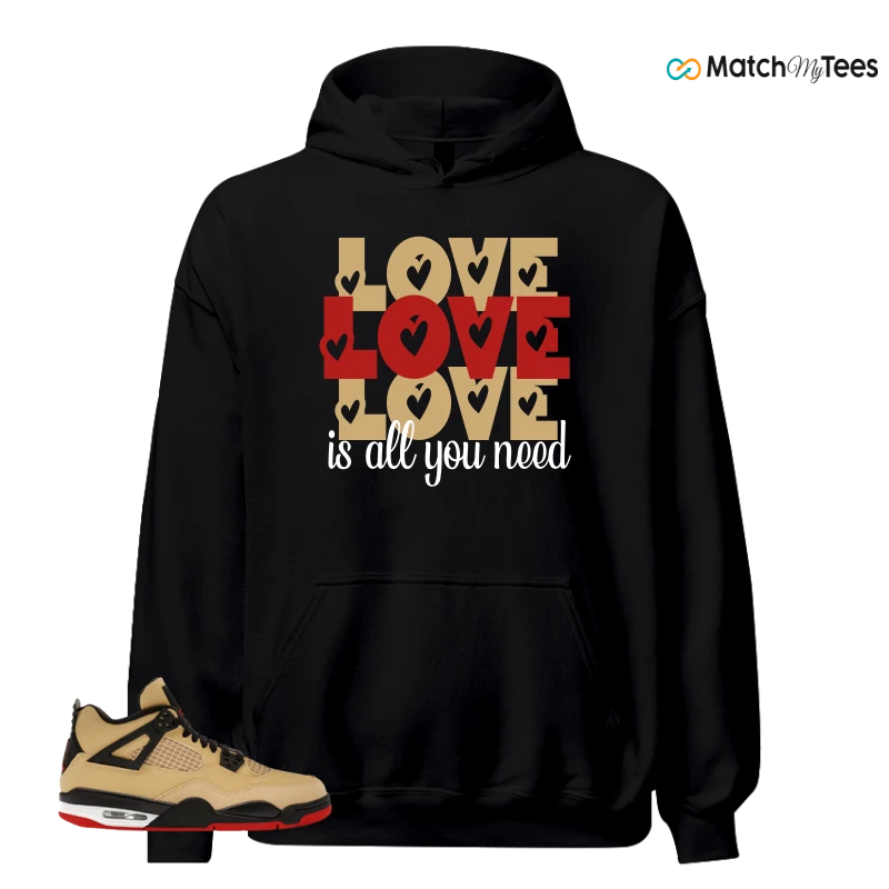 NIKE AIR JORDAN 4 RETRO GS PIZZA SNEAKER Matching Tees hoodie