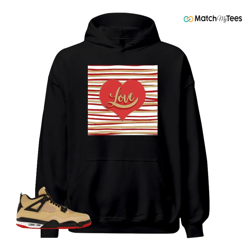 NIKE AIR JORDAN 4 RETRO GS PIZZA SNEAKER Matching Tees hoodie