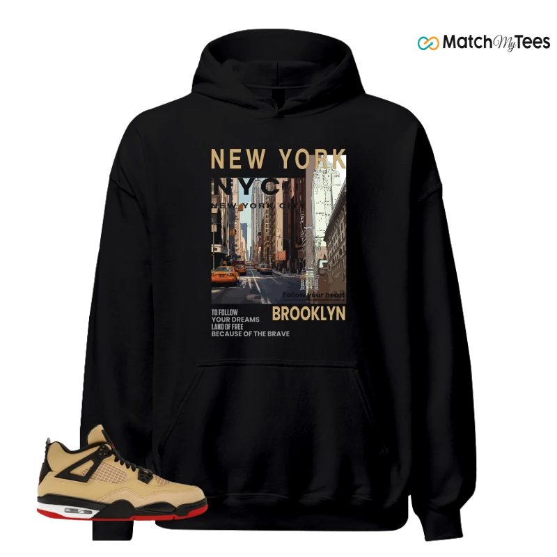 NIKE AIR JORDAN 4 RETRO GS PIZZA SNEAKER Matching Tees hoodie