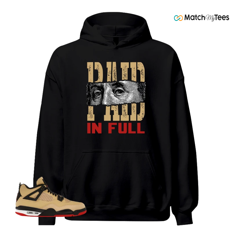 NIKE AIR JORDAN 4 RETRO GS PIZZA SNEAKER Matching Tees hoodie