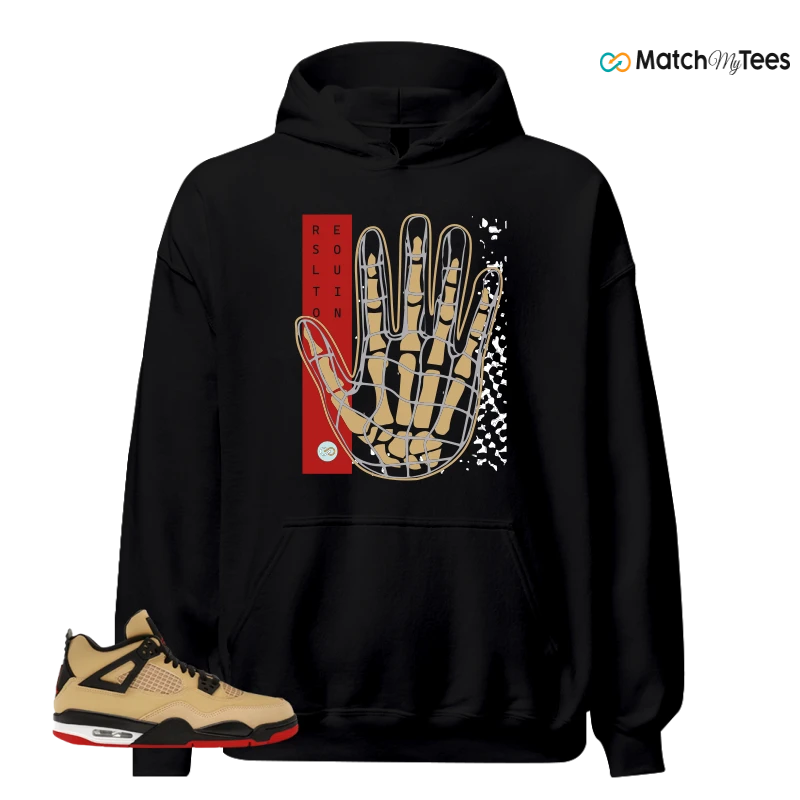 NIKE AIR JORDAN 4 RETRO GS PIZZA SNEAKER Matching Tees hoodie